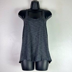Lululemon Women's Size 4 Salute the Sun Tank II Heathered Gray Singlet Luon